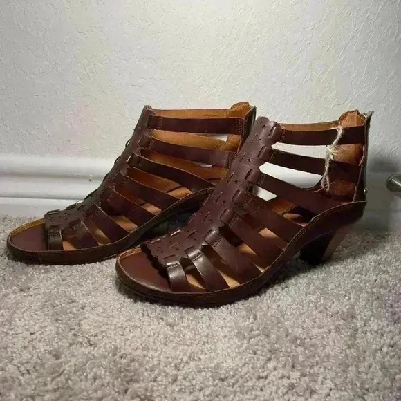 PIKOLINOS Cuero Open Toe Heeled Sandals NWT Womens Size EU 41