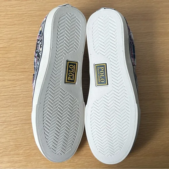 Polo Ralph Lauren Tigers Keaton Slip On Tiger Plaid Patchwork Mens Shoes