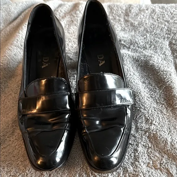 PRADA Elegant Black Loafers for Women