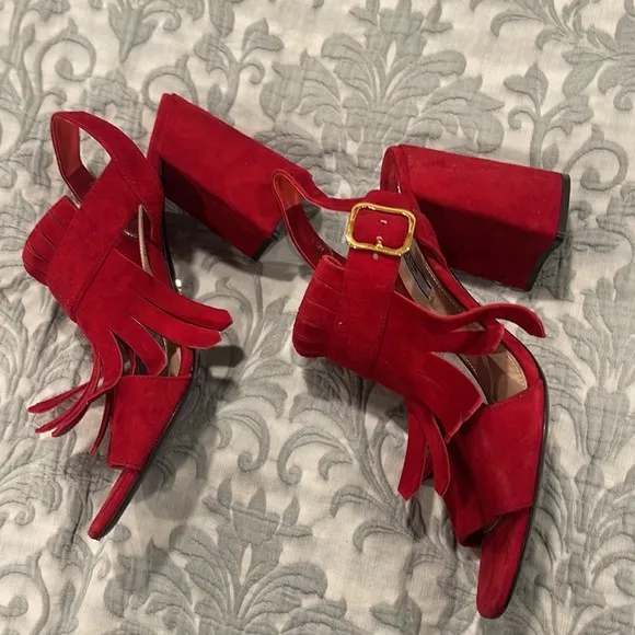 Prada red heels