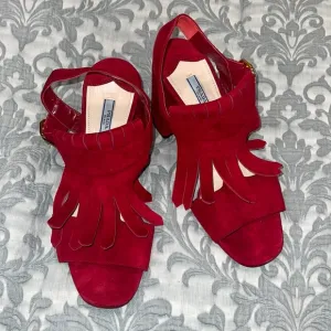 Prada red heels