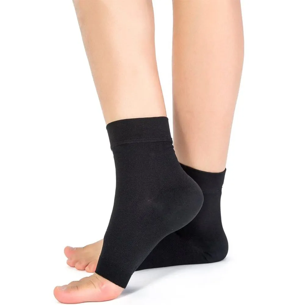 Premium Compression Socks for Neuropathy & Ankle Support – 1 Pair Nano Ankle Brace Sleeve, Pain Relief for Swelling, Plantar Fasciitis, Tendonitis, Sports Recovery, Breathable, Non-Slip for Men & Women