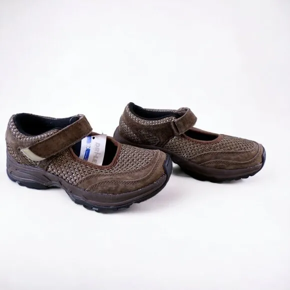 PROPET Lydia Leather Suede Mesh Low Heel Mary Jane Comfort Shoes 5M #618