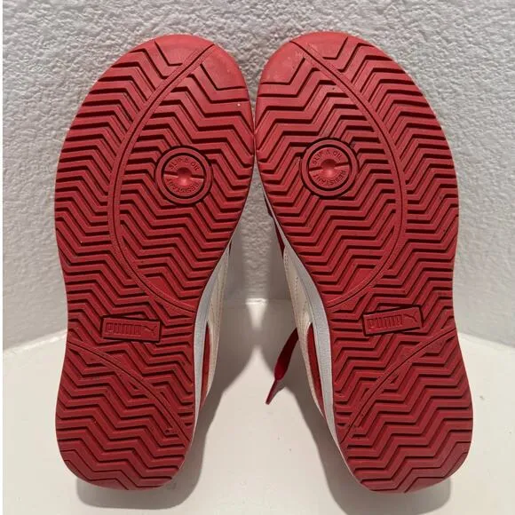 PUMA $99 Iconic Suede Low ASTM EH Red Suede Composite Toe Women's Size 6.5