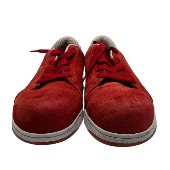 PUMA $99 Iconic Suede Low ASTM EH Red Suede Composite Toe Women's Size 6.5