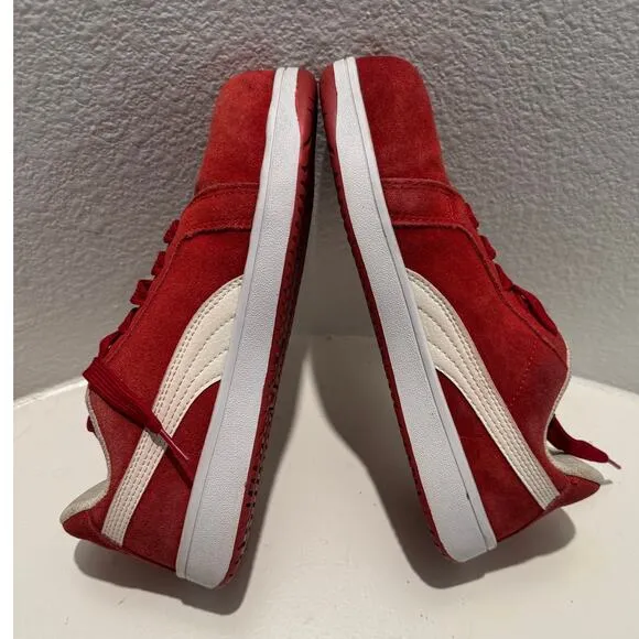 PUMA $99 Iconic Suede Low ASTM EH Red Suede Composite Toe Women's Size 6.5