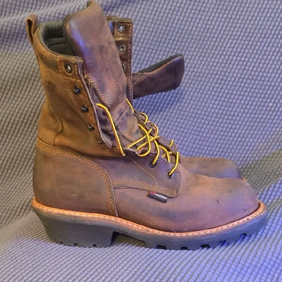 Red Wing Brown Leather Heritage Boots