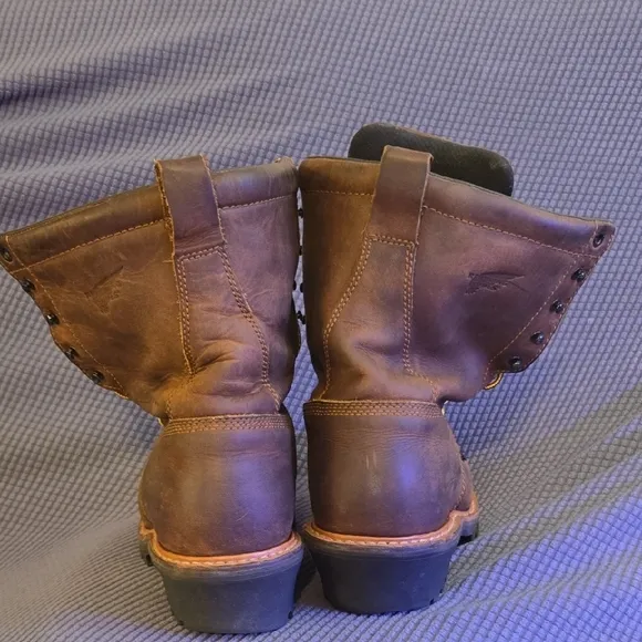 Red Wing Brown Leather Heritage Boots