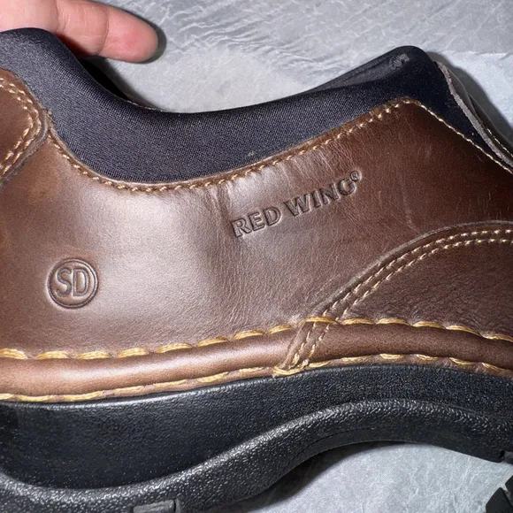 Red Wing Slip On Loafers Comfort Shoes Brown Size 10
