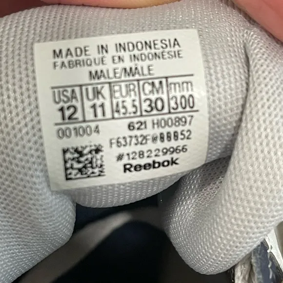 Reebok Men’s Ortholite Comfort Footbed Gray Shoes Size  12 New In Box!!