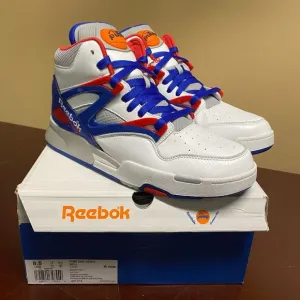 Reebok Mens White Pump Omni Zone 2 H01315 Lace Up Basketball Shoes Size US 8.5