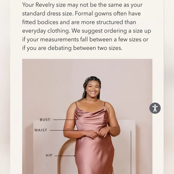 REVELRY Drew Terracotta Velvet Bridesmaid Dress Size 16 Midi Length Sleeveless