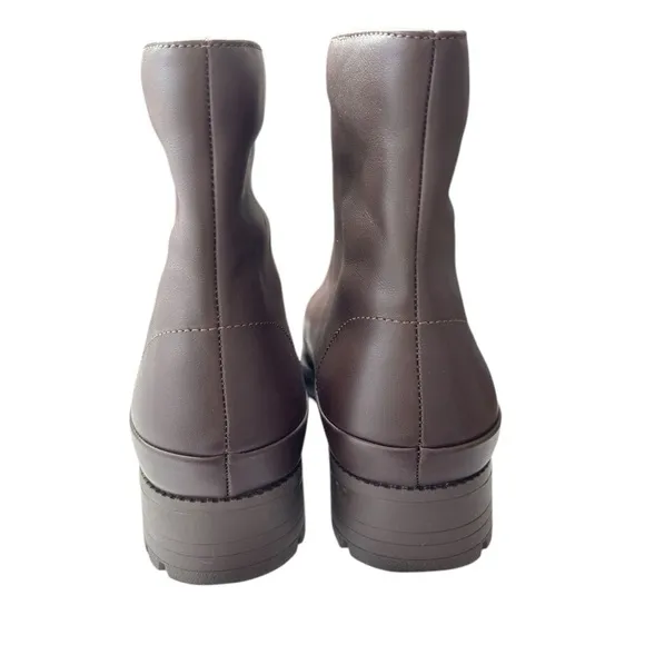 Revitalign Orthotic Leather Zip Front Ankle Boots Mercer Sz 9 Bootie All Weather