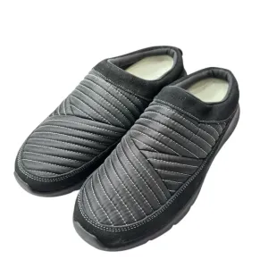 Revitalign Orthotic Quilted Black Nylon Basin Mules Clogs Womens Size 9