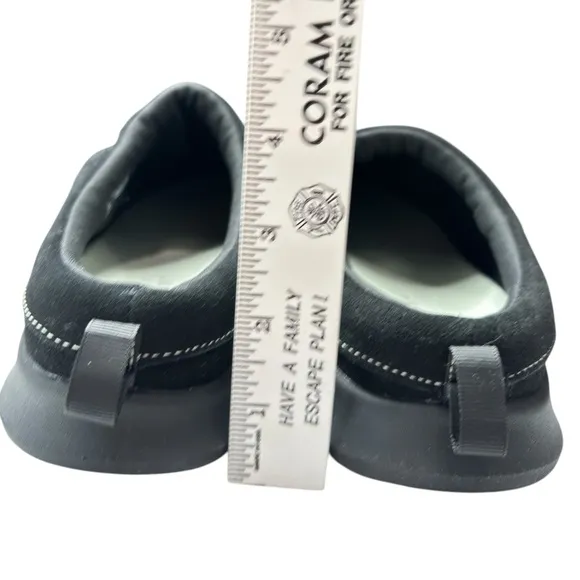 Revitalign Orthotic Quilted Black Nylon Basin Mules Clogs Womens Size 9