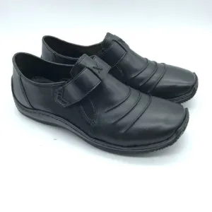 Rieker Antistress Womens Loafers Slip On Comfort Shoes Leather Black 36 US 5-5.5