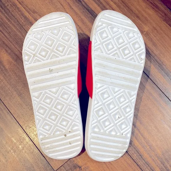 ROCAWEAR Massage Slides Red White Size 7