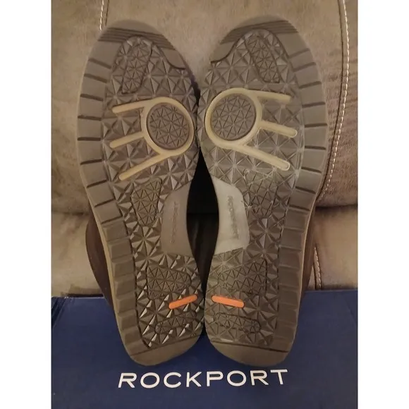 Rockport Truetech SHOES ChocolateBrown Leather NEW with box Comfort &amp; Style #896