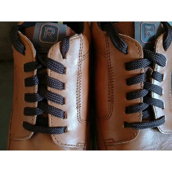 Rockport Truetech‎ SHOES Light Brown Leather NEW with box Confort &amp; Style #779