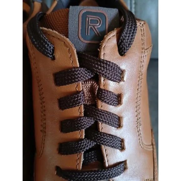 Rockport Truetech‎ SHOES Light Brown Leather NEW with box Confort &amp; Style #779