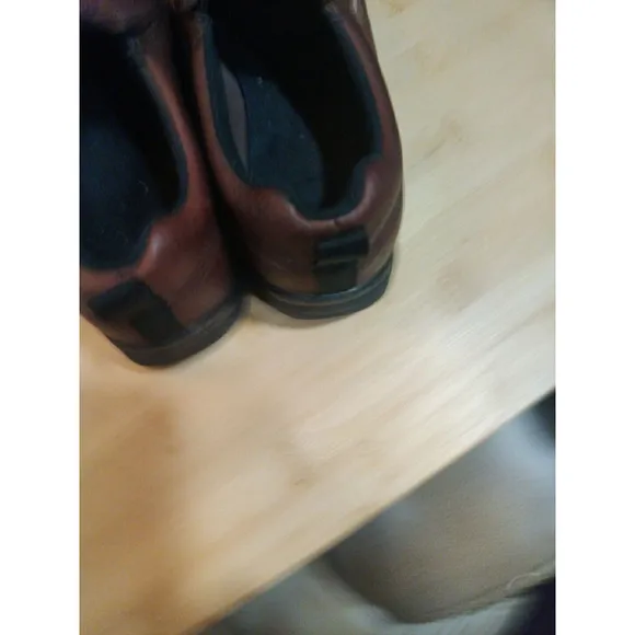 Roper Women Size 6 Performance Brown Oiled Leather Sport Comfort Slip On Shoes