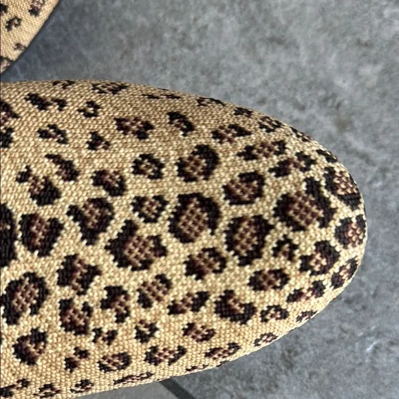 Rothy’s Leopard Cheetah Print Slip-On Classic Loafers Shoes, Size 10