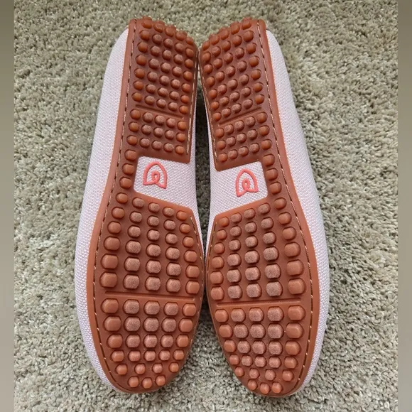 Rothys The Braid Driving Loafers Womens 9 Powder Pink Slip On