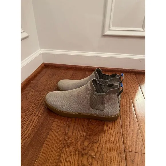 Rothy’s The Chelsea Light Sage High Top Knit Boots Women’s Size 11‎