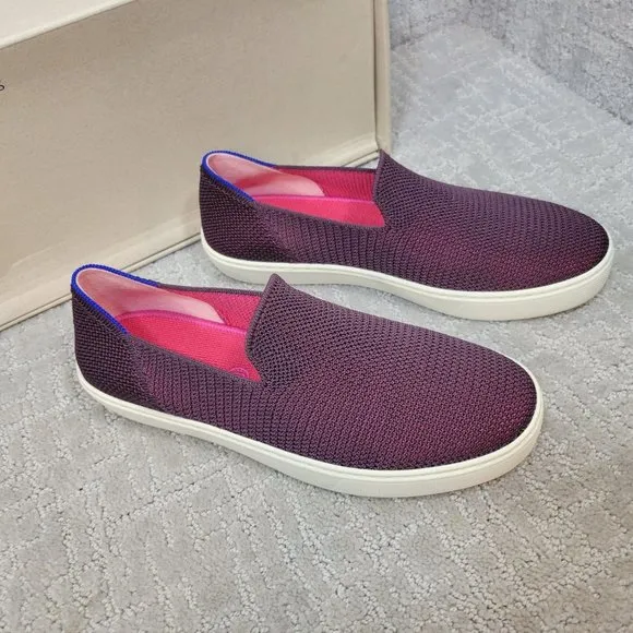 ROTHY’S The Sneakers 006-141 Women's Size US 8.5 Berry Lattice Comfort Shoes