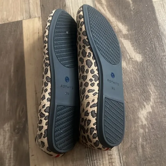 ROTHY'S Women's Flat Slip On Leopard PrintTextile Knit Comfort Shoes Si…