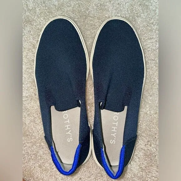 Rothy’s The Original Slip On Sneaker in Navy