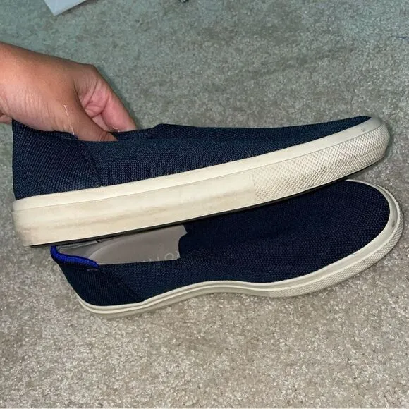 Rothy’s The Original Slip On Sneaker in Navy