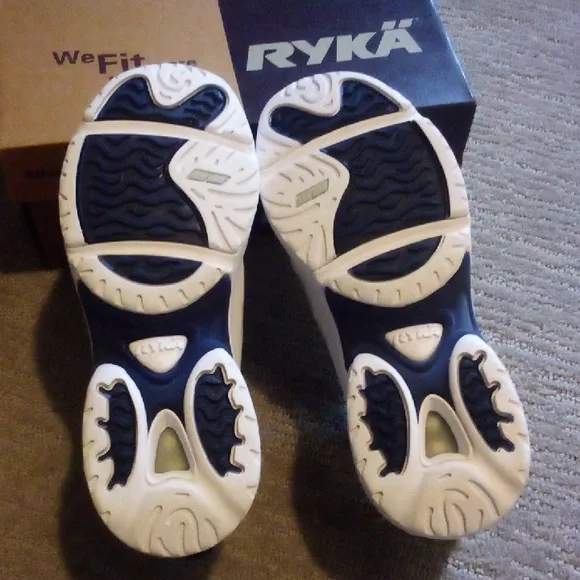 Ryka White and Black Athletic Shoes with Modern Design and Cushioning