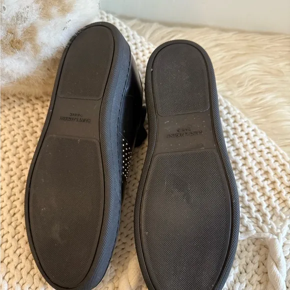 Saint Laurent Women’s Black Leather Sneakers