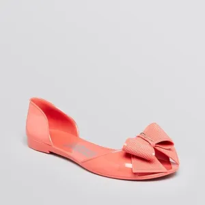 Salvatore Ferragamo Pink Barbados Jelly Sandals