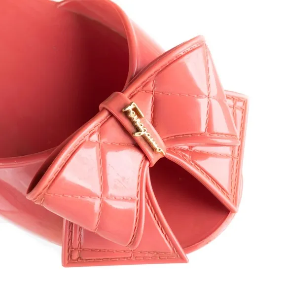 Salvatore Ferragamo Pink Barbados Jelly Sandals