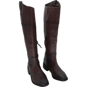 Sam Edelman Drina Brown Leather Riding Boots Knee High Size 7