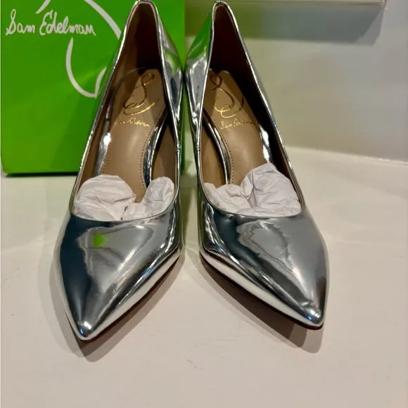 Sam Edelman Hazel Silver Women's Pumps