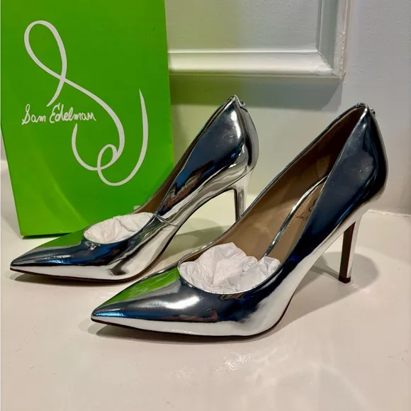 Sam Edelman Hazel Silver Women's Pumps