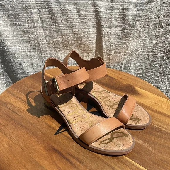 Sam Edelman Women’s Trina Open Toe Sandals Block Heel Size 8.5