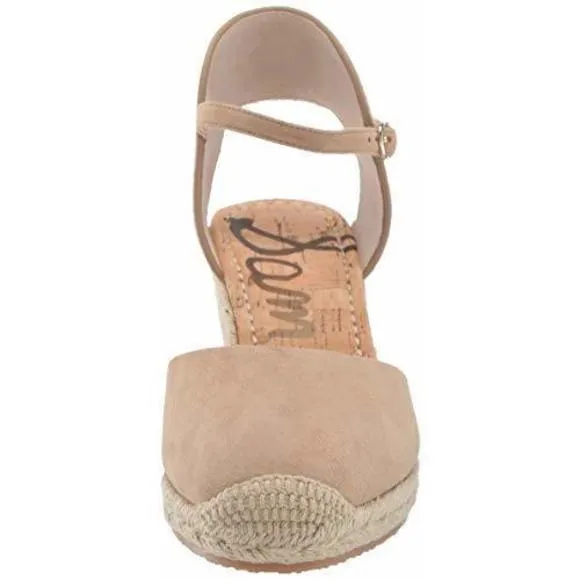 SAM EDELMAN WOMEN'S YARO HEELED SANDALS, OATMEAL, OFF WHITE, 7.5