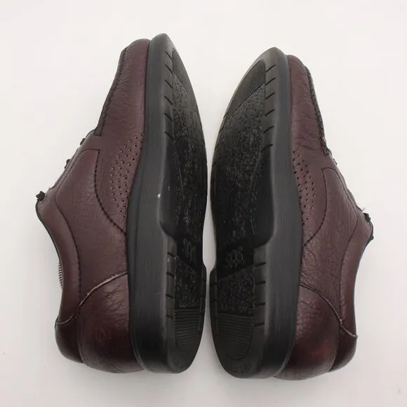 Sas Bout Time Tripad Men's 10.5 WW Comfort Burgundy Leather Shoes Lace Up Oxford