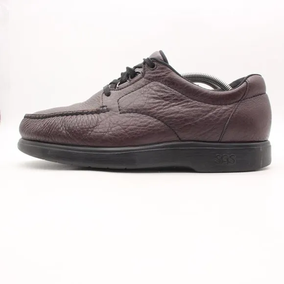 Sas Bout Time Tripad Men's 10.5 WW Comfort Burgundy Leather Shoes Lace Up Oxford