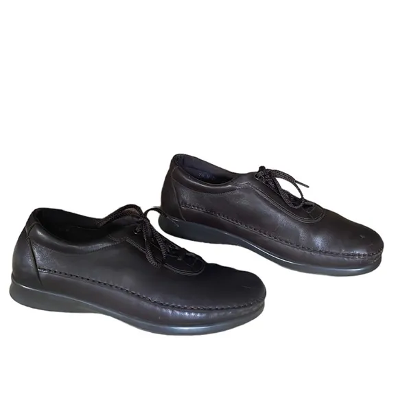 SAS brown leather Traveler Tripad comfort shoes