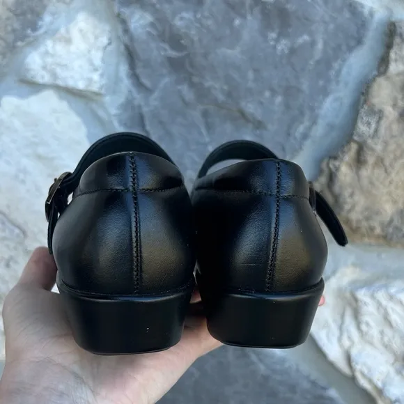 SAS Maria Mary Jane Shoes Womens Sz 6N Black Leather Tripad Comfort USA Made NEW