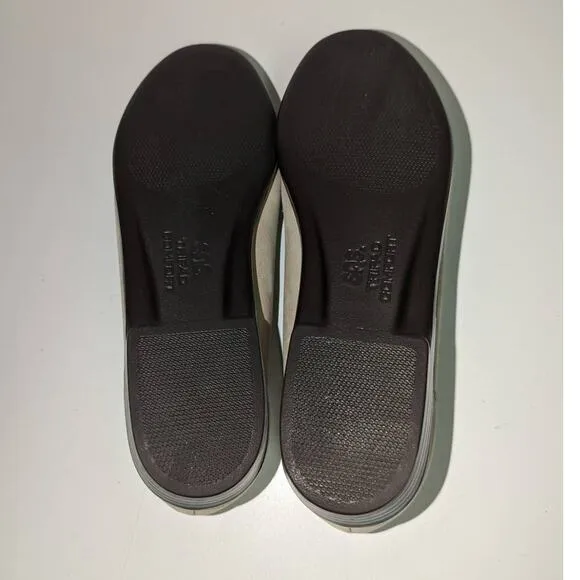 SAS Nubuck Perforated Slip On Leather Loafer Linen Color Size 7N