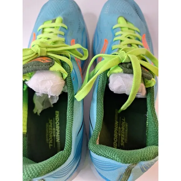 SAUCONY ENDORPHIN PRO Blue Runnung Shoes Mens Sz 11 Athletic Workout Walking Gym