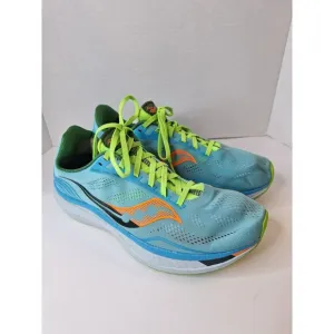 SAUCONY ENDORPHIN PRO Blue Runnung Shoes Mens Sz 11 Athletic Workout Walking Gym