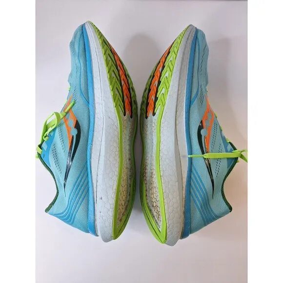 SAUCONY ENDORPHIN PRO Blue Runnung Shoes Mens Sz 11 Athletic Workout Walking Gym