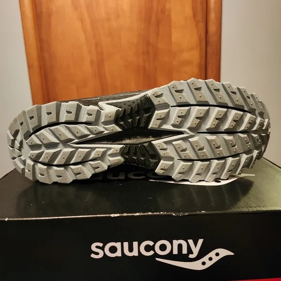 Saucony Men's Black and Gray Running Shoes